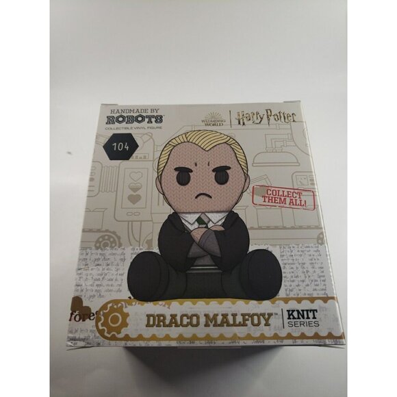Harry Potter Draco Malfoy 5”Vinyl Figure #104 Handmade by Robot Wizarding World - Picture 2 of 2